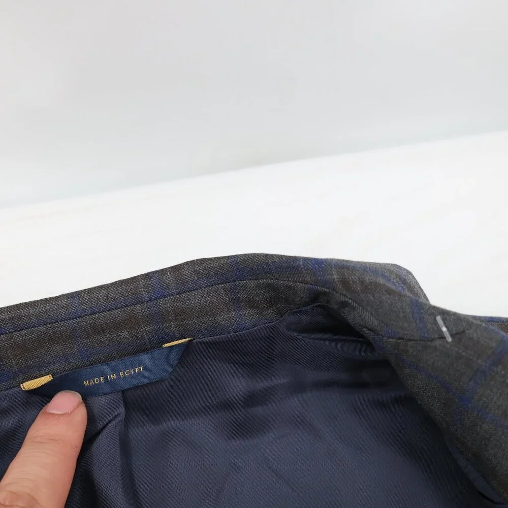 NWT Brooks brothers Sport Coat Mens 40R Regent Zignone Wool notch lapel plaid